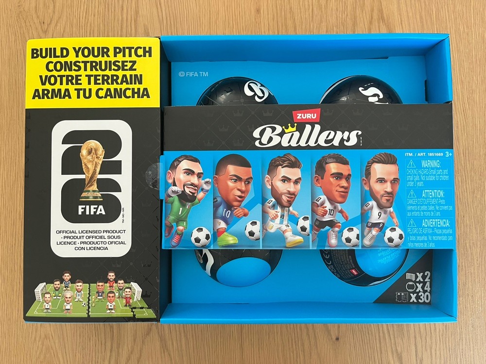 FIFA World Cup 2026™ Ballers Series 1 – 4 Pack by ZURU–Official Licensed Product