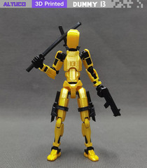 Titan13 Action Figure Set with Accessories, 3D Printed Figure for Kids, Boys