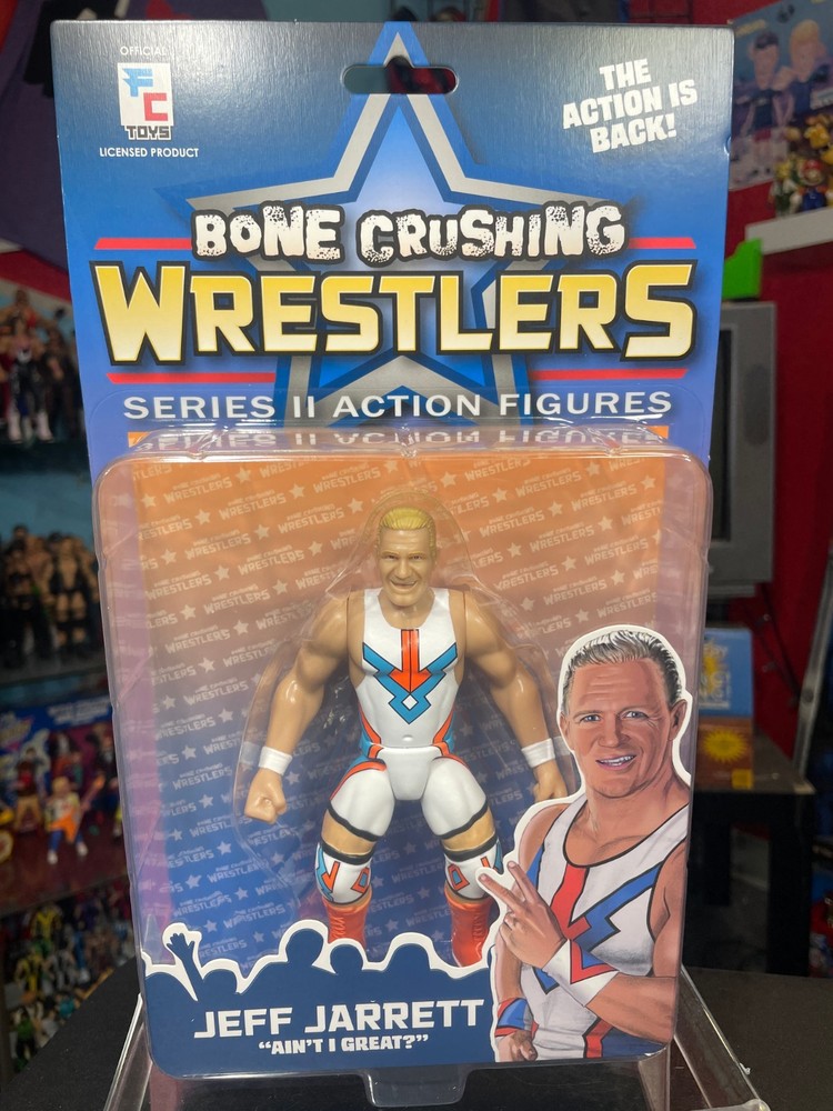 FC Toys Wrestling Bone Crushing Wrestlers Series 2 Jeff Jarrett Aztec Figure BCA