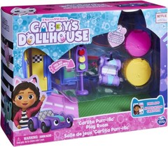 Gabby S Dollhouse Carlita Purr Ific Play Room with Carlita Toy Car Accessories