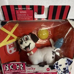 Mattel Disney 101 Dalmatians Dog Figure Set Jewel Lucky Wizzer Dipstick Boxed