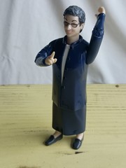 Shushing Nancy Pearl Librarian Female Action Figure 2008 Accoutrements NO BOOK