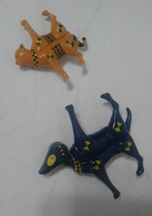 Vintage Crash Test Dummies Bumper Dog And Cat Action Figures TYCO 1992