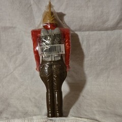 Human Action Figure, Red Shirt, Brown Pants, Gold Hat, Plastic Package