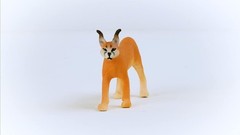 SCHLEICH 14867 Caracal Female Wild Life Toy Figurine for children aged 3-8 Years
