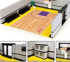 Basketball Court Gym Floor Building Block Kit Brand Compatible 337 Pieces