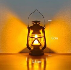 1/6 Scale WWII LED Metal Lamp Lantern For 12″ Hot Toys PHICEN Custom Figure Doll