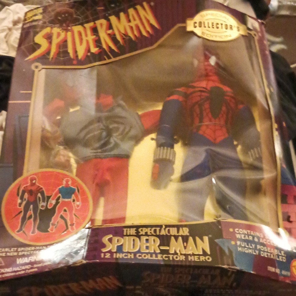 Toy Biz Spectacular Spider-Man 12in Fully Poseable Collector’s Edition 1995
