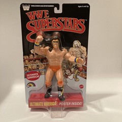 WWE LJN MATTEL SUPERSTARS ULTIMATE WARRIOR 8 IN. ACTION FIGURE BLACK CARD CHASE