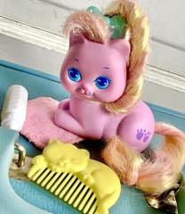 Vintage My PoNY KittY PrettY LittLe LOT 80s PiNK PuRPLE PaW EXTRA 1989 MateL HTF