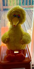 Talking Big Bird Vintage 1986 Story Magic Ideal Sesame Street – Works!