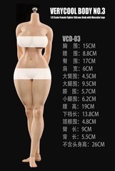 VERYCOOL VCD-03B 1/6 Big Bust Female Normal Plump Doll Body 12” Action Figure