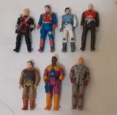 Kenner M.A.S.K. Vintage 1983-85 Lot Of 7 Action Figures Pre-Owned