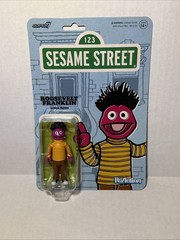 SUPER 7 SESAME STREET REACTION WAVE 4 CHEF COOKIE ELMO ALLIGATOR KING ROOSEVELT