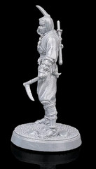🗡️ Resin 3D Printed Ninja Miniature – 32mm Tabletop Scale 🌑