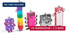 hand2mind Numberblocks Friends Six to Ten Figures – Official Licensed Character
