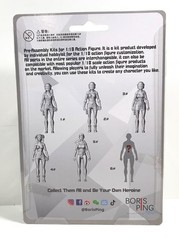 Boris Ping AK18 #3 4″ figure loose opened 1:18 new RE Jill Valentine type