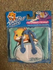 Zhu Zhu Pets Hampster (2008) Cepia Pink Pet Carrier & Blanket – Unopened Box