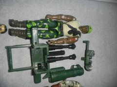 1980s 1990s G.I. GI Joe Accessories Weapons Action Figures Vintage ARAH 3.75 Lot