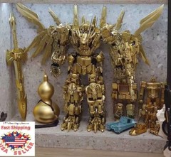 NEW COMPLETE GOLD Predaking Cang-Toys CT-Chiyou COMBINATION TRANSFORMER 01-08
