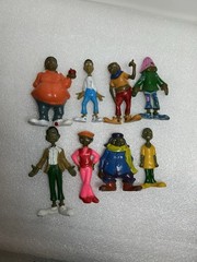 FAT ALBERT AND THE JUNKYARD GANG COSBY KIDS ACTION FIGURES. FULL SET OF 8