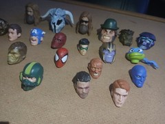 Marvel Legends Fodder Heads Lot of 11 Only