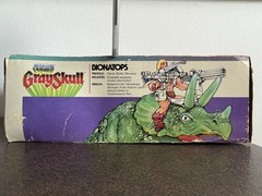 MASTERS OF THE UNIVERSE BIONATOPS DINOSAUR TRICERATOPS 1986 GRAYSKULL VTG NIB