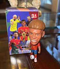FIFA World Cup 2026 Lamine Yamal Football Star Soccer Action Figure w/ Ball