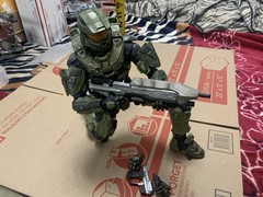 NECA Halo Master Chief 18″ Deluxe Action Figure 1/4 Scale Video Game Memorabilia