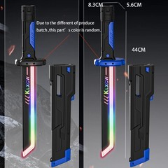 Outdoor Toy Bright Sword Multi-Color Flash LED Light Shine Cosplay Sword Toy