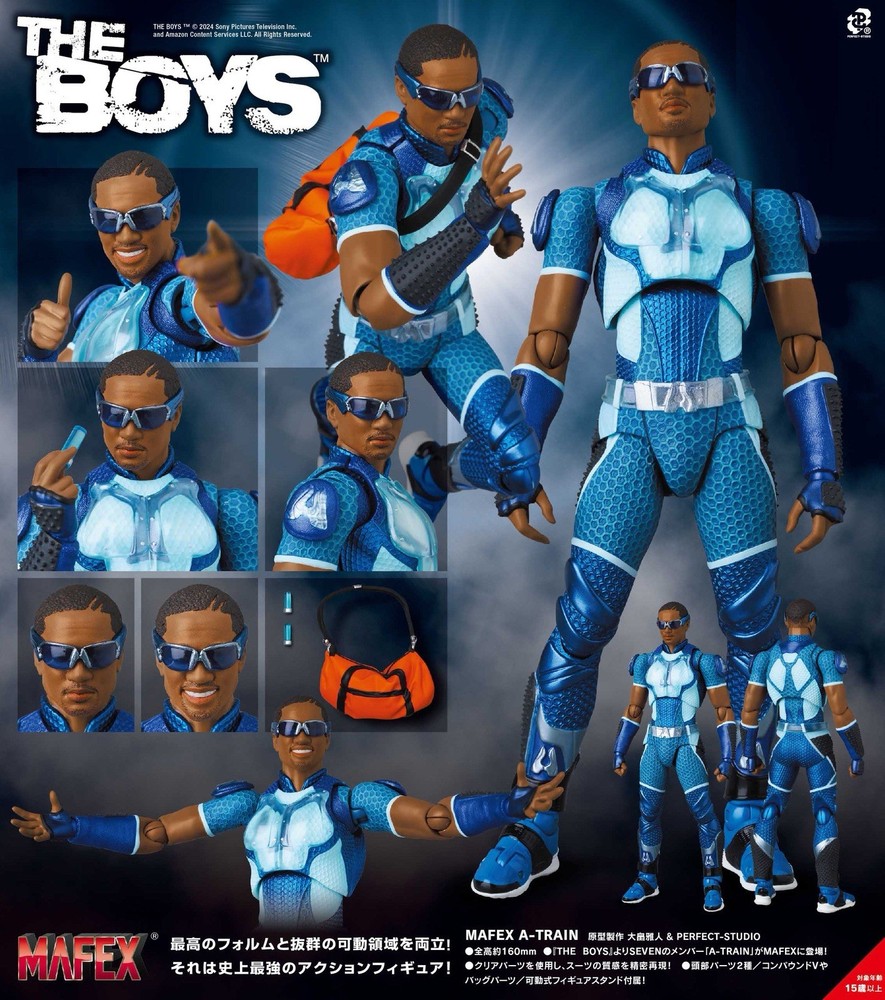 MEDICOM TOY MAFEX No.252 A-TRAIN THE BOYS SEVEN Figure