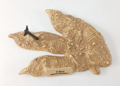 Vintage Resaurus Dinosaur Kings TYRANNOSAURUS REX Footprint Display Stand Part!