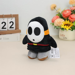 5X Black Green Yellow Blue Red Shy Guy Super Mario Bros Plush Toy Figure Doll 6″