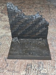Marvel Universe Diamond Select Deadpool Action Figure Brick Wall Base Stand ONLY