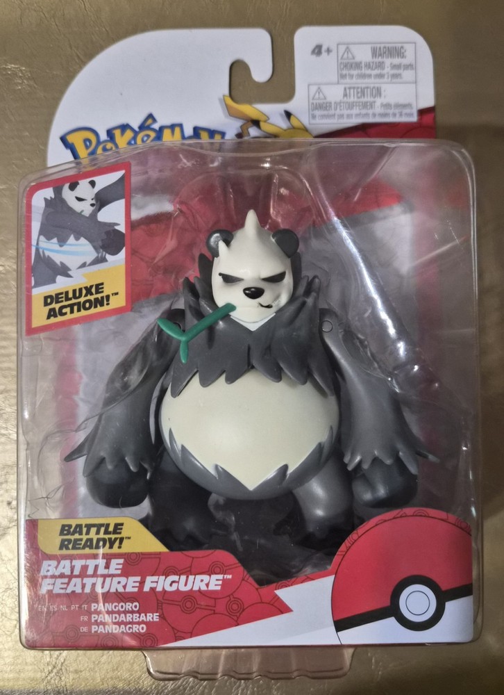JAZWARES POKEMON PANGORO 4 INCH PLASTIC BATTLE FIGURE NIB