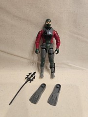 GI Joe Torpedo Wet Suit Cobra Eels Cobra Undertow Hasbro Vintage Diver Lot x4