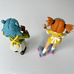 POP MART Peach Riot Rise Up Series Figures – Gigi Diner and Frankie Barista