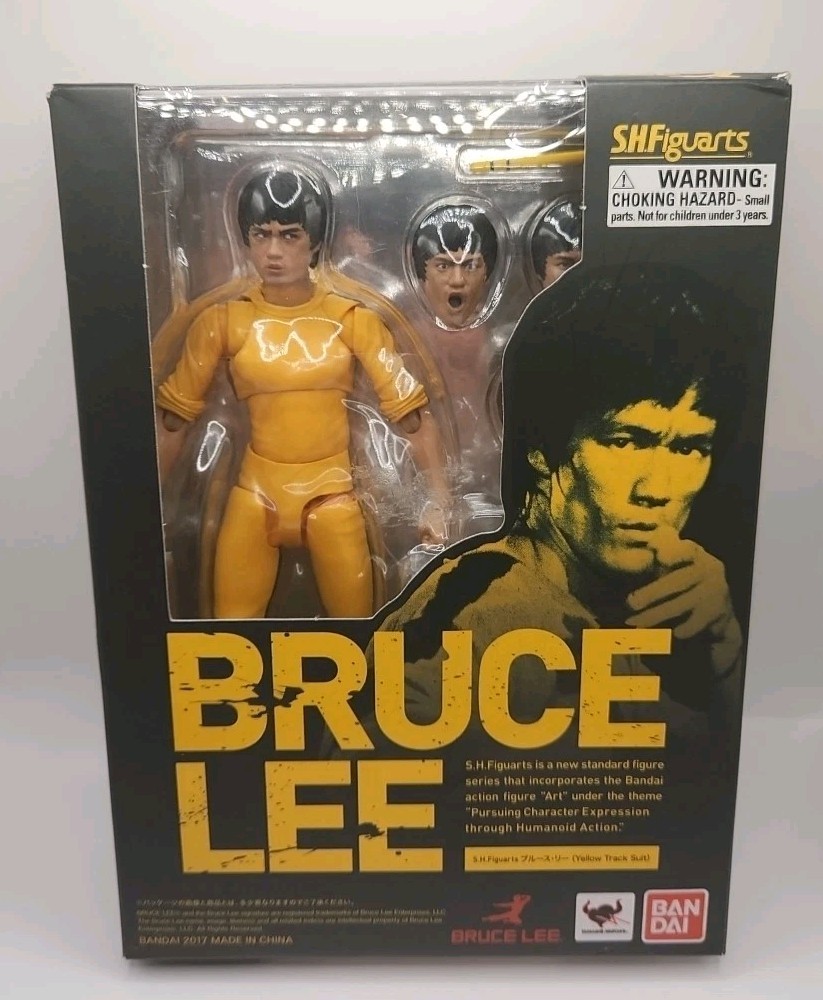 Bandai SH Figuarts Bruce Lee Yellow Track Suit Version