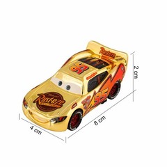 Disney Pixar Cars Electroplated Metal Toy Cars King Airplane Diecast Model Gifts