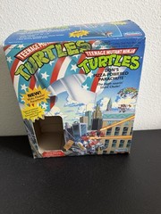 1991 TMNT Don’s Pizza Powered Parachute Playmates, Box,Read Description, Vintage