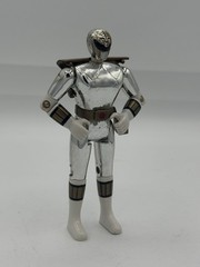 Mighty Morphin Power Rangers 1995 Silver Ranger Bandai Action Figure