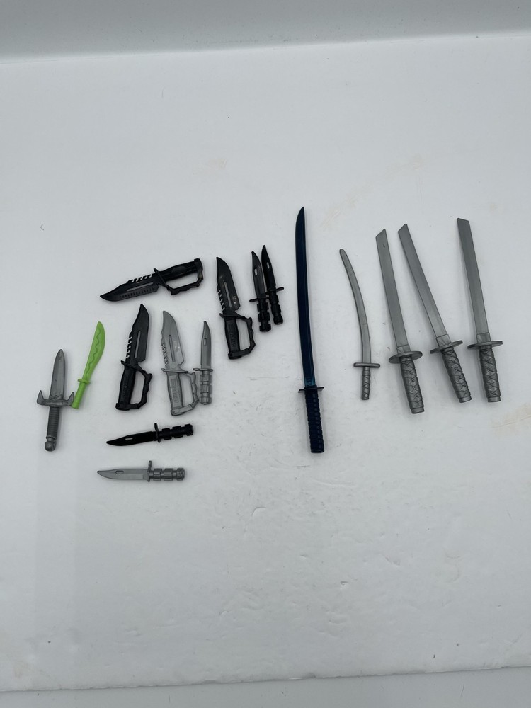 gi joe 12 inch sword and knife lot