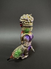 REALHEAD Mutant Chaos x Blobpus Gold Glitter Sofubi Figure Japan Rare