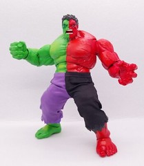SU-RH-PT: XL Custom Black Pants for Marvel Legends Movie Red Hulk