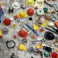 Unsearched Vintage Playmobil Figures And Accessories Lot Geobra 1974-1992 Parts