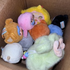 Lot Of 10 Misc Plush Pendants, No Boxes, New Various Brands