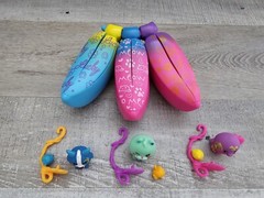 Cepia BANANAS BUNCH of 3 Peel to Reveal Animal Figures Lot