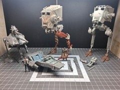 Star Wars Lot AT-ST Raider Vehicle new opend Klatooinian Action Figure And More
