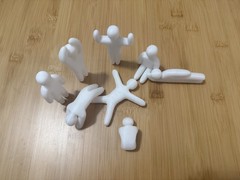 3D Printed Meccha Chameleon Figurines – Collectable Hider Pose Figures 8PK