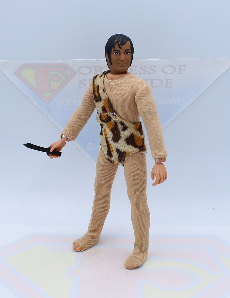 Mego Tarzan Vintage 1974 ~WGSH 8″ Original T1 Action Figure ~Repro Knife ~Wear